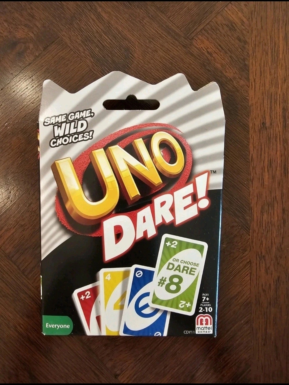 UNO Dare Card Game for Family Night Featuring Challenging and Silly Dares